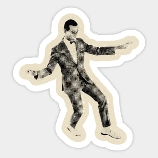 Pee Wee Herman Halftone Sticker